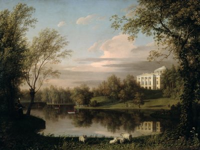 Vista del Palacio de Pavlovsk, c.1800 de Carl Ferdinand von Kugelgen